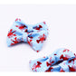 Lobster pigtail hair bows