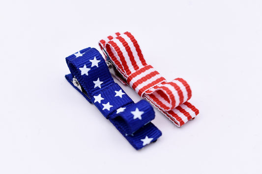 Stars and stripes clip set