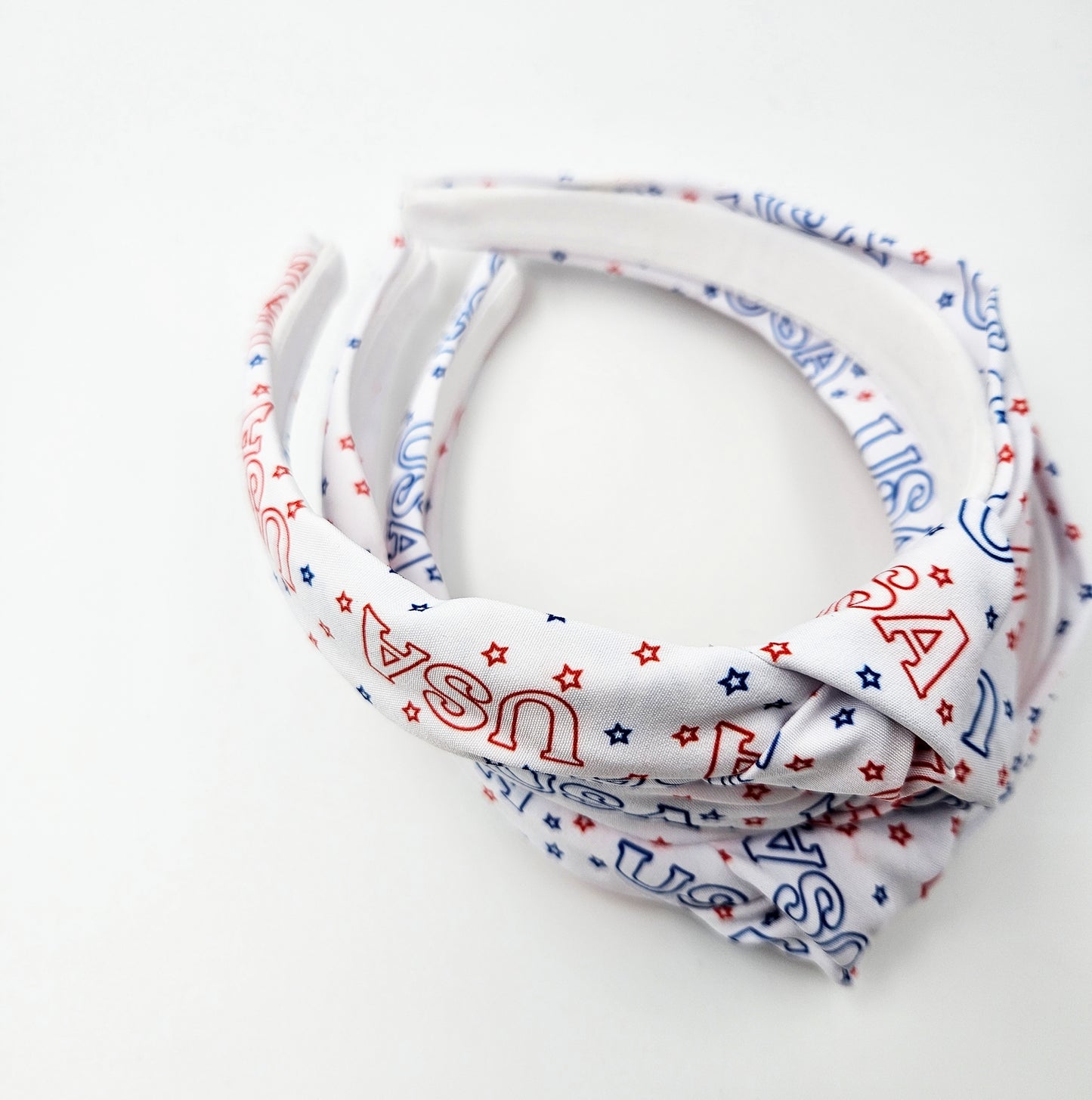 Knotted USA headband