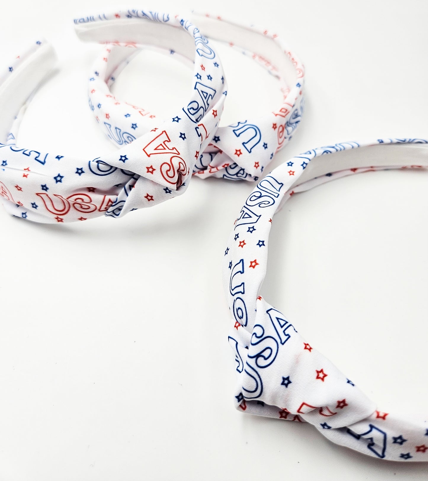 Knotted USA headband