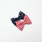 Stars and stripes pigtail hair bows