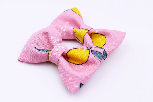 Lemon pigtail bows