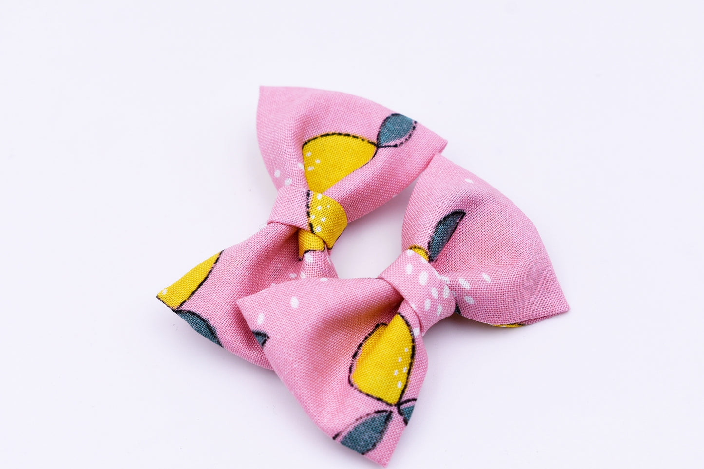 Lemon pigtail bows