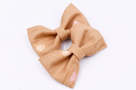 Boho sun pigtail hair bows