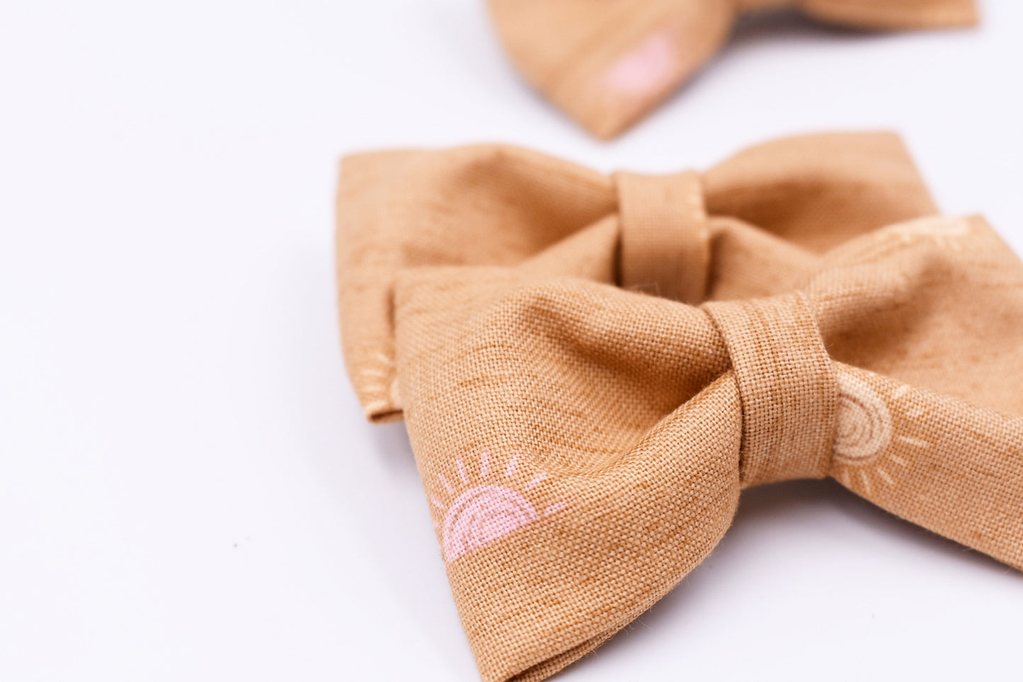 Boho sun pigtail hair bows